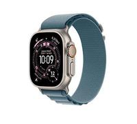 Apple Watch Ultra 3 (Gps + Cellular, 2025) 49Mm Natural Titanium Case With Light Blue Alpine Loop - Medium Natural Titanium
