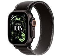 Apple Watch Ultra 3 GPS + Cellular 49mm Black Titanium Black/Charcoal Trail Loop M/L MF1H4 - Unisex - 49 mm - Smartwatch - Quartz with charger Black 42/44/45/49 mm
