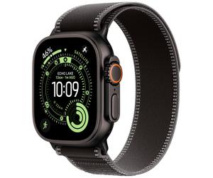 Apple Watch Ultra 3 GPS + Cellular 49mm Black Titanium Black/Charcoal Trail Loop S/M MF1D4 - Unisex - 49 mm - Smartwatch - Quartz with charger Black 42/44/45/49 mm