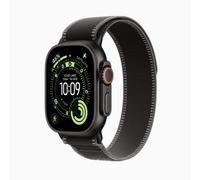 Apple Watch Ultra 3 GPS + Cellular 49mm Premium Running and Multisport Smartwatch with Rugged Black Titanium Case with Black/Charcoal Trail Loop M/L. Advanced Health and Fitness Tracking