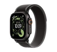 Apple Watch Ultra 3 GPS + Cellular 49mm Black Titanium Case with Black/Charcoal Trail Loop - S/M