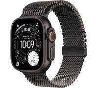 Apple Watch Ultra 3 GPS + Cellular 49mm - Black Titanium Case with Black Titanium Milanese Loop (Medium)