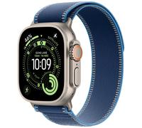 Apple Watch Ultra 3 GPS + Cellular 49mm Natural Titanium Blue/Bright Blue Trail Loop M/L MEWU4 - Unisex - 49 mm - Smartwatch - Quartz with charger Black 42/44/45/49 mm