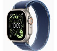 Apple Watch Ultra 3 GPS+Cellular 49mm Natural Titanium Case MEWU4 M/L Blue/Bright Blue Trail Loop