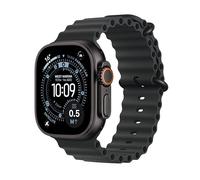 Apple Watch Ultra 3 GPS + Cellular 49mm Premium Running and Multisport Smartwatch with Rugged Black Titanium Case with Black Ocean Band. Advanced Health and Fitness Tracking