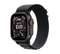 Apple Watch Ultra 3 GPS + Cellular 49mm Premium Running and Multisport Smartwatch with Rugged Black Titanium Case with Black Alpine Loop - Medium. Advanced Health and Fitness Tracking