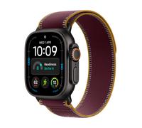 Apple Watch Ultra 4 - GPS + Cellular - 49mm - Black Titanium Case w/ Burgundy Trail Loop (S/M)