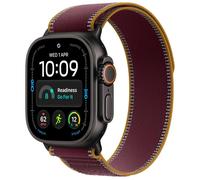 Apple Watch Ultra 4 - GPS + Cellular - 49mm - Black Titanium Case w/ Burgundy Trail Loop (M/L)
