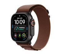 Apple Watch Ultra 4, 49mm, Black Titanium Case, GPS + Cellular [2026] - Burgundy Alpine Loop - S, Red