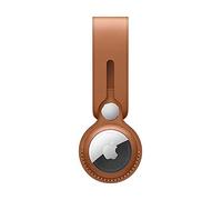Apple AirTag Leather Loop - Saddle Brown
