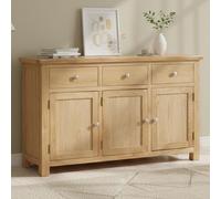Appleby Medium Sideboard - 137cm - 3 Door - Oak
