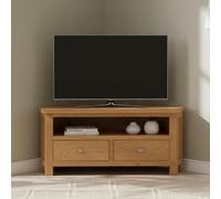 Appleby Oak 105cm Corner TV Unit - Oak