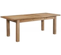 Appleby Oak 6-10 Seater Extending Dining Table - 180cm-250cm