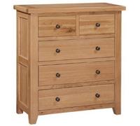 Appleby Oak Chest of Drawer, 2 + 3 Drawers