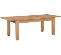 Appleby Oak Dining Table, 140cm-180cm Seats 4 to 6 Diners Extending Top