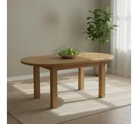 Appleby Oval Extending Dining Table - 4-6 Seater - 130cm-170cm - Oak