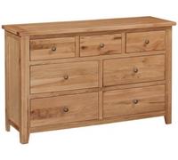 Appleby Petite Oak Chest of Drawer, 3 + 4 Drawers