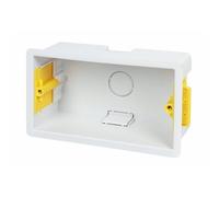 Appleby Plastic Double Dry Lining Plasterboard Wall Box 47mm