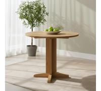 Appleby Round Drop Leaf Dining Table - 2 Seater - 30cm-90cm - Oak