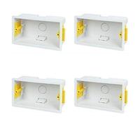 Appleby SB631 Dry Lining"Fast Fix" Boxes Double 2 Gang 47mm Deep (Pack of 4)