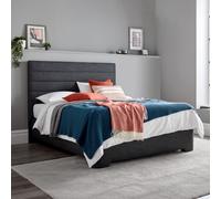 Appleby - Super King Size - Ottoman Storage Bed - Dark Grey - Fabric - 6ft - Happy Beds