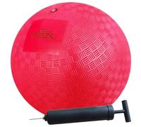 AppleRound 8.5-Inch Playground Ball with Air Pump, Pack of 1 Ball with 1 Pump, Official Size for Dodge Ball, Handball, Camps and Schools