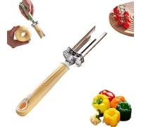 Apples Corer,Adjustable Fruit and Vegetable Stainless Steel Multi Functional Core Remover Tool for Bell Peppers Apples Tomatoes,Efficient Kitchen Tools,for Removing Vegetable Cores