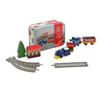 Apples to Pears - Gift in A Tin - Wind Up Train & Track Set | Pack & Play, Fun Craft and Play Train Play Set, Boys & Girls (8+) | Educational Gifting (W-14.5cm / H-6cm / D-10.5cm).