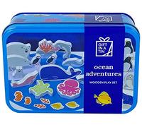 Apples to Pears Ocean Adventures Wooden Play Set Gift In A Tin
