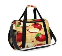 Apples Travel Duffel Bag for Girls Boys Women Men Apples Pattern Fruits Weekend Overnight Bag Shoulder Tote Luggage Handbag for Travel Sports Gym