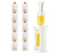 Applesauce Pouch Holder - Refillable Food Kit, Puree Squeezer, No Spill Filling Station Convenience Feature | Feeding Prep for Homemade Snacks Travel Storage Daily Use