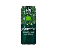 Appletiser 100% Apple Juice Cans, 250ml (Pack of 24) - Refreshing Soft Drink with Crisp Apple Flavour & No Preservatives