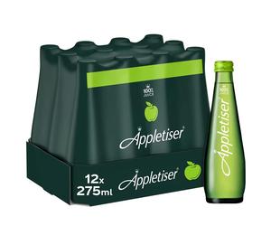 Appletiser Glass Bottles Sparkling Apple Juice from Concentrate Drink 12 x 275ml