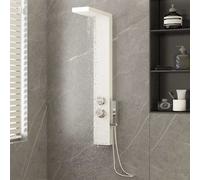 appleton 4 modes shower panel system with shower kit 1140mm height - white