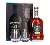 Appleton Estate 12 Year Old - 2 Glass Gift Pack, 70cl