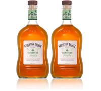 Appleton Estate Signature Jamaica Rum 70 CL | 40% ABV | Bold and full-bodied with notes of orange peel, dried apricot and fresh peach, enjoy in a classic cocktail (Pack of 2)