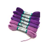 APPLETONS Tapestry Wool Range Bright Mauve 451-456 so six x 10m skeins