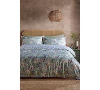 Appletree 'Abstract Floral' 100% Cotton Duvet Cover Set in Green | Size: Double Appletree Green Double