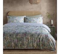 Appletree Abstract Floral Duvet Cover Set Super King 260 x 220cm - 100% Cotton Bedding with Modern Floral Design, Includes 2 Pillowcases