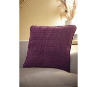 Appletree 'Alba' Textured Chenille Filled Cushion in Wine | Size: 43 cm x 43 cm Appletree Wine 43 cm x 43 cm