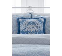 Appletree 'Alexia' Velvet Filled Cushion in Blue | Size: 43 cm x 43 cm Appletree Blue 43 cm x 43 cm