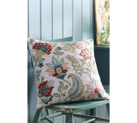 Appletree 'Amara' Embroidered Floral Filled Cushion | Size: 43 cm x 43 cm Appletree Multicolor 43 cm x 43 cm