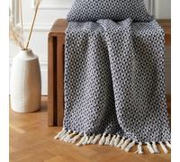 Appletree Bexley Eco-Friendly Recycled Cotton Navy Throw