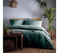 Appletree Cassia 100% Natural Cotton Teal Duvet Cover Set