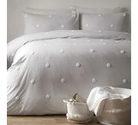 Appletree Dot Garden 100% Cotton Embellished Duvet Cover Set