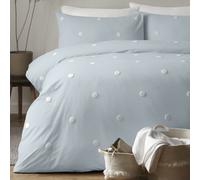 J Rosenthal & Son Duvet Cover Set Appletree-Dot Garden, 100% Cotton, Duck Egg/White, King 230x220cm