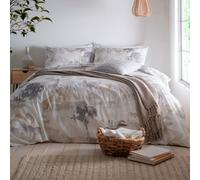 Appletree - Linen Landscape Duvet Cover - Super King Bedding Size (260 x 220cm) - Soft 100% Cotton - 2 Pillowcases - Watercolour Art Bedding in Natural - Linen Duvet Cover - Abstract Print Duvet