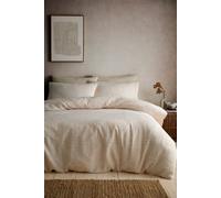 Appletree 'Fossil Jacquard' Textured Duvet Cover Set in Natural | Size: Single Appletree Natural Single