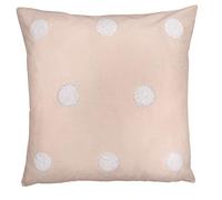 Appletree Garden-Cushion Cover, 100% Cotton, Pink with White Dots, 43x43cm (17x17)