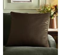 Appletree Harlan Velvet Brown Filled Cushion